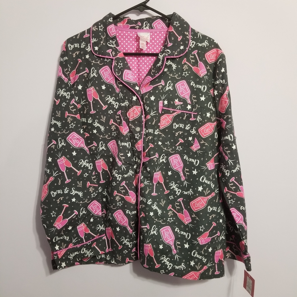 Flannel pajamas set